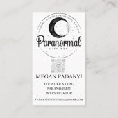 Paranormal with Meg Business Cards no photo Visitekaartje (Voorkant)