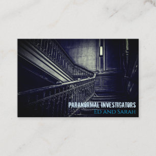 Paranormale Creepy Stairs Visitekaartje