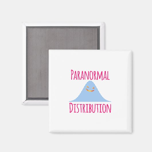 Paranormale Distributie Fun Halloween Normal Ghost Magneet (Voorkant / Achterkant)