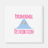 Paranormale Distributie Fun Halloween Normal Ghost Magneet (Voorkant)