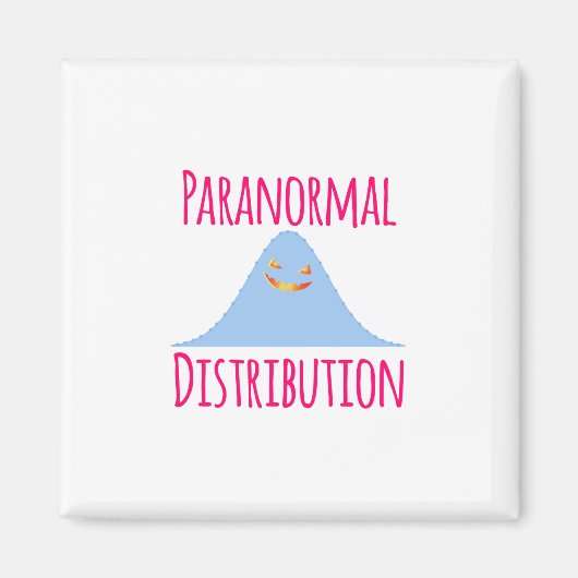 Paranormale Distributie Fun Halloween Normal Ghost Magneet (Voorkant)