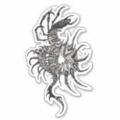 paranormale duizendpoot sticker (Voorkant)