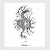 paranormale duizendpoot sticker (Vel)