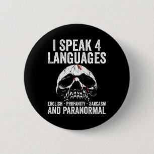 Paranormale Evp jacht spookjager avonturen 6 Ronde Button 5,7 Cm