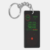 Paranormale Ghost Tracker Radar Scanner Display Ku Sleutelhanger (Voorkant Links)
