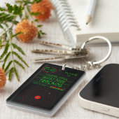 Paranormale Ghost Tracker Radar Scanner Display Ku Sleutelhanger (Voorkant Rechts)