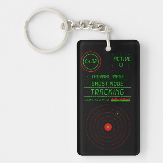 Paranormale Ghost Tracker Radar Scanner Display Ku Sleutelhanger (Voorkant)