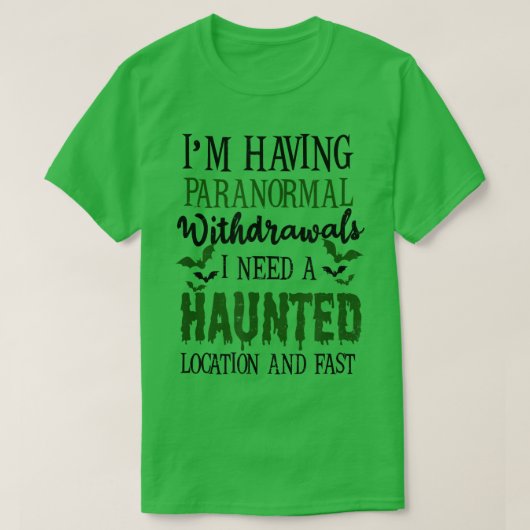 Paranormale intrekkingen Design Ghost Hunting 2624 T-shirt (Design voorkant)