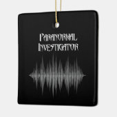 Paranormale kerstversiering keramisch ornament (Links)