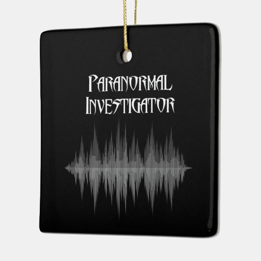 Paranormale kerstversiering keramisch ornament (Links)