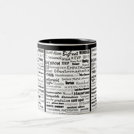 Paranormale koffie-Mok Tweekleurige Koffiemok (Center)