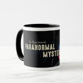Paranormale mysteries Podcast Coffee Mok (Voorkant links)