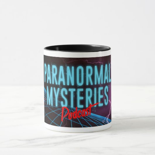 Paranormale mysteries Synthwave koffie Mok (Midden)