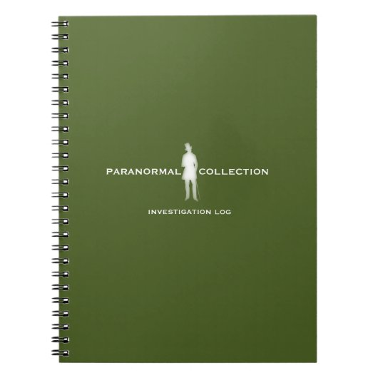 Paranormale Notitieboek van het onderzoekslogboek (Voorkant)