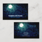 Paranormale onderzoeker Fullmoon Cold Edition Visitekaartje (Voorkant / Achterkant)
