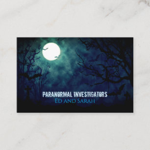 Paranormale onderzoeker Fullmoon Cold Edition Visitekaartje