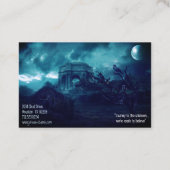 Paranormale onderzoeker Gebroken dorp Visitekaartje (Achterkant)