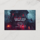 Paranormale onderzoeker Gevoelige Mansie Visitekaartje (Achterkant)