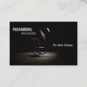 Paranormale onderzoeker Gevoelige Stoel Attisch Visitekaartje (Voorkant)