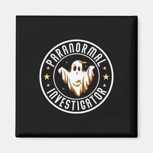 Paranormale onderzoeker Ghost Hunter Ghost Hunting Magneet (Voorkant)