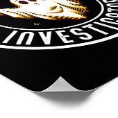 Paranormale onderzoeker Ghost Hunter Ghost Hunting Poster (Hoek)