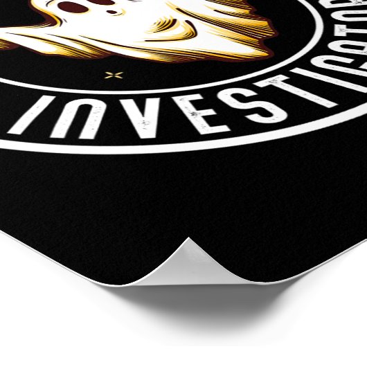 Paranormale onderzoeker Ghost Hunter Ghost Hunting Poster (Hoek)