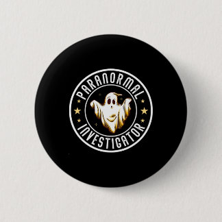 Paranormale onderzoeker Ghost Hunter Ghost Hunting Ronde Button 5,7 Cm