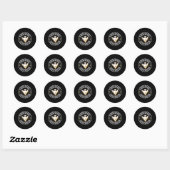 Paranormale onderzoeker Ghost Hunter Ghost Hunting Ronde Sticker (Vel)