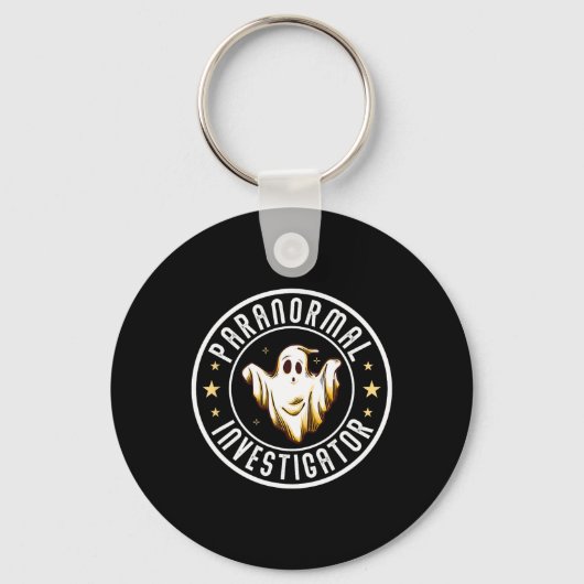 Paranormale onderzoeker Ghost Hunter Ghost Hunting Sleutelhanger (Voorkant)
