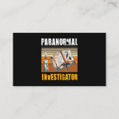 Paranormale onderzoeker Ghost Hunter Ghost Hunting Visitekaartje (Achterkant)