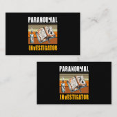 Paranormale onderzoeker Ghost Hunter Ghost Hunting Visitekaartje (Voorkant / Achterkant)