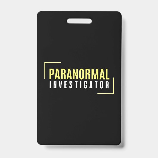 Paranormale onderzoeker Ghost Hunter UFO Aliens Badge (Voorzijde)