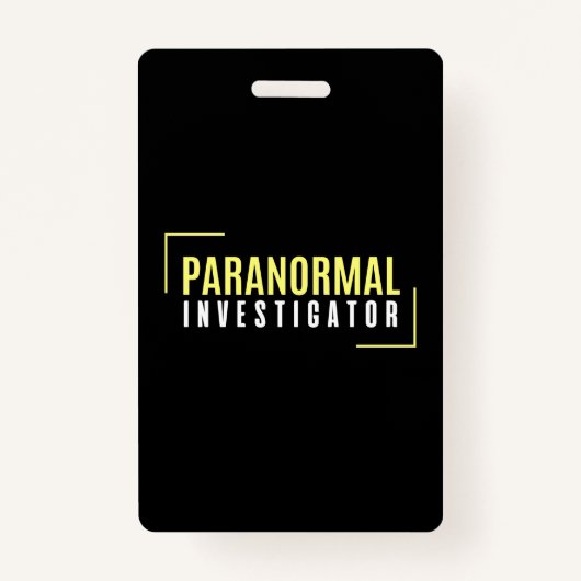 Paranormale onderzoeker Ghost Hunter UFO Aliens Badge (Voorkant)