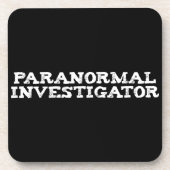Paranormale onderzoeker Ghost Hunting Bier Onderzetter (Voorkant)