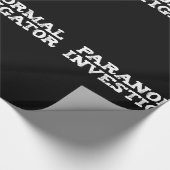 Paranormale onderzoeker Ghost Hunting Cadeaupapier (Hoek)