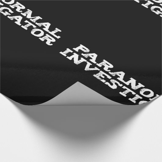 Paranormale onderzoeker Ghost Hunting Cadeaupapier (Hoek)