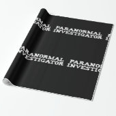 Paranormale onderzoeker Ghost Hunting Cadeaupapier (Uitgerold)