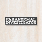 Paranormale onderzoeker Ghost Hunting Deurbordje (Voorkant)