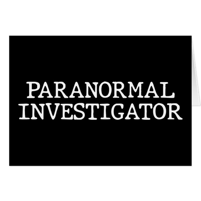 Paranormale onderzoeker Ghost Hunting EVP (Voorkant Horizontaal)