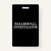Paranormale onderzoeker Ghost Hunting EVP Badge (Voorkant)