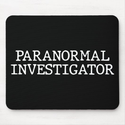 Paranormale onderzoeker Ghost Hunting EVP Muismat (Voorkant)