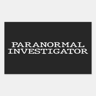 Paranormale onderzoeker Ghost Hunting EVP Rechthoekige Sticker