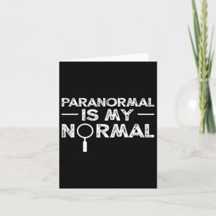 Paranormale onderzoeker Ghost Hunting Funny Gift Kaart