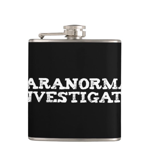 Paranormale onderzoeker Ghost Hunting Heupfles (Voorkant)