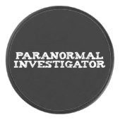 Paranormale onderzoeker Ghost Hunting Hockey Puck (Voorkant)