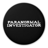Paranormale onderzoeker Ghost Hunting Keramische Knop (Voorkant)