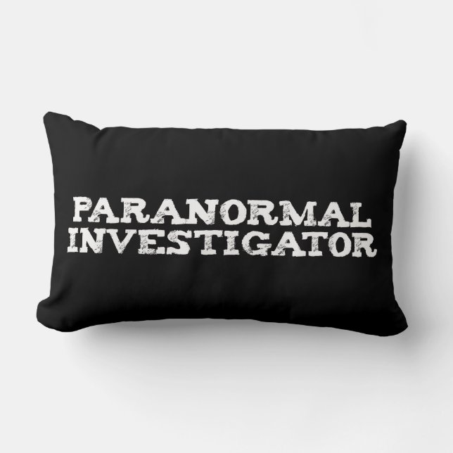 Paranormale onderzoeker Ghost Hunting Kussen (Voorkant)