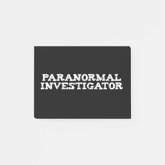 Paranormale onderzoeker Ghost Hunting Post-it® Notes (Voorkant)