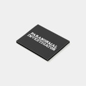 Paranormale onderzoeker Ghost Hunting Post-it® Notes (Schuin)