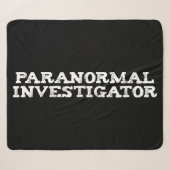 Paranormale onderzoeker Ghost Hunting Sherpa Deken (Voorkant (horizontaal))